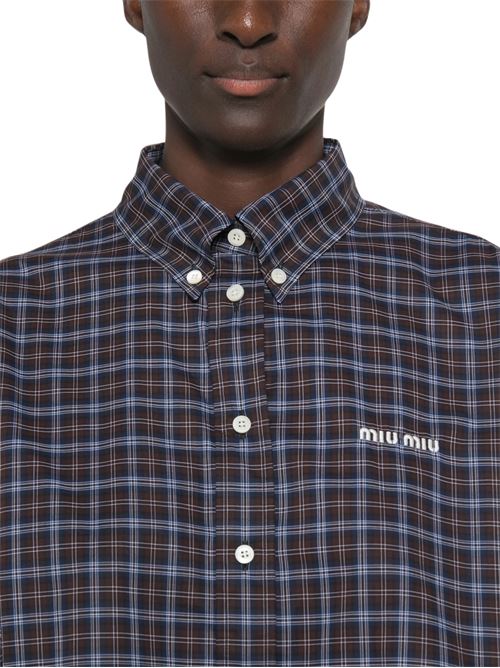 Camicia con logo MIU MIU | MK165919U3F057W